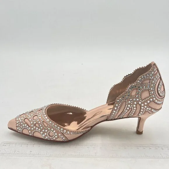 XYD | Shoes | Xyd Pink Elegant Pointed Toe Dorsay Kitten Low  display picture 1